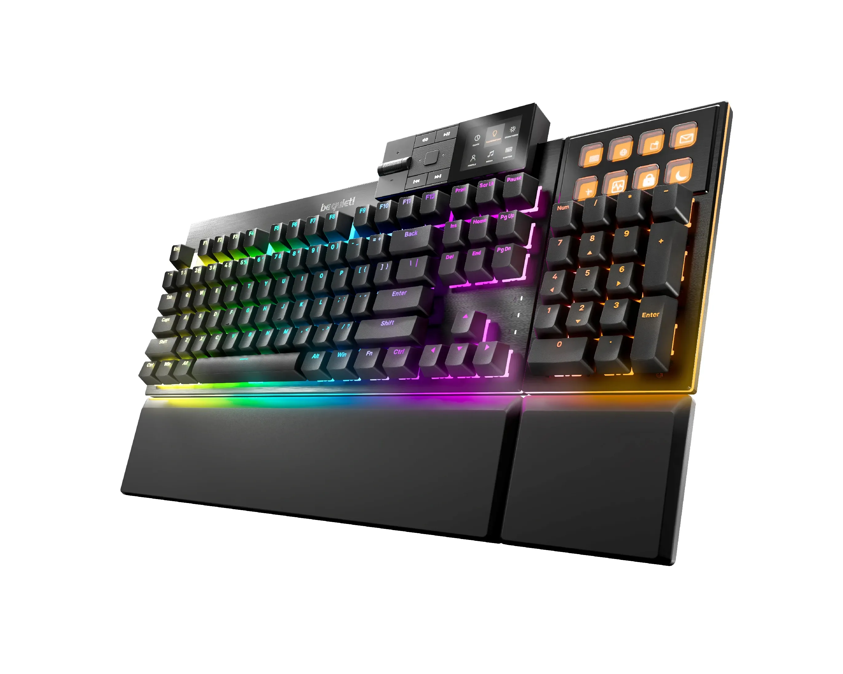 be quiet! професионална геймърска механична клавиатура Professional Gaming Mechanical Keyboard DARK MOUNT - be quiet! Silent Switches