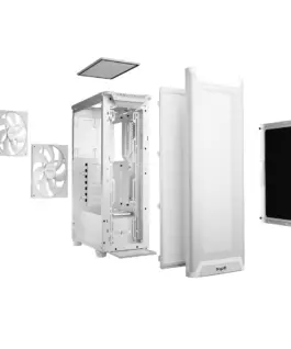 be quiet! кутия Case ATX - Pure Base 501 Airflow White - Image 4