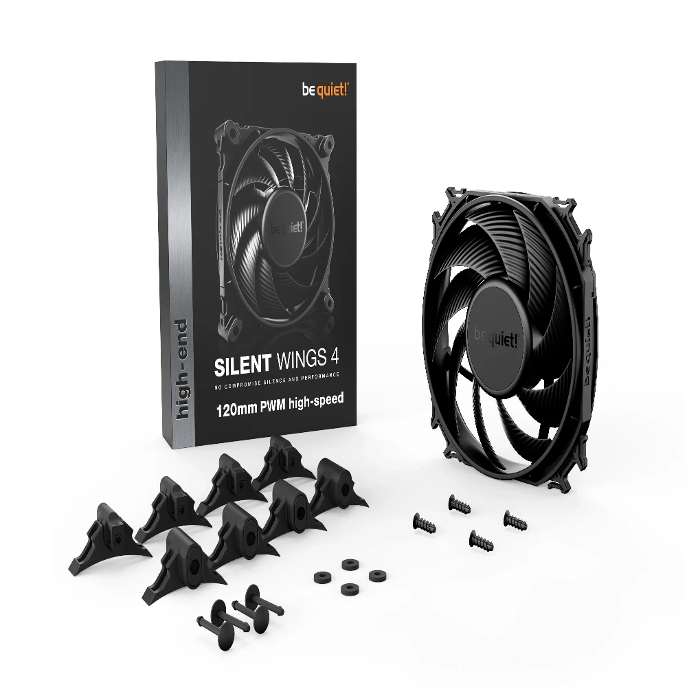 be quiet! вентилатор Fan 120mm - SILENT WINGS 4 120mm PWM high-speed - Image 4