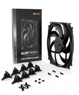 be quiet! вентилатор Fan 140mm - SILENT WINGS 4 140mm PWM high-speed - Image 4
