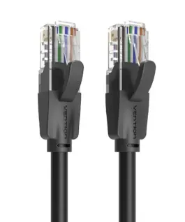 Alternative view от Vention Кабел LAN UTP Cat.6 Patch Cable - 1.5M Black - IBEBG