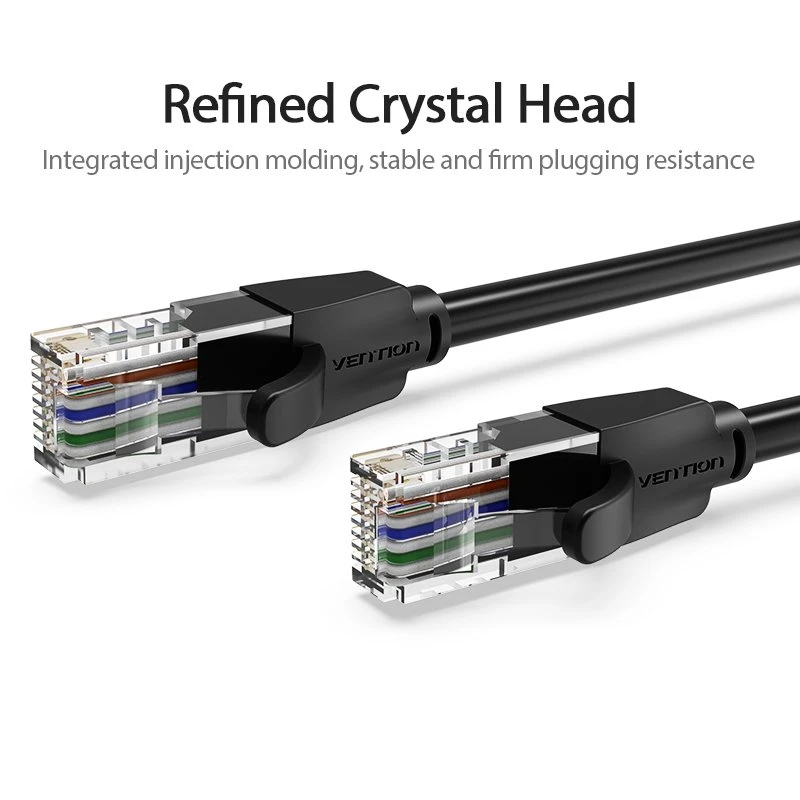 Vention Кабел LAN UTP Cat.6 Patch Cable - 5M Black - IBEBJ - Image 4