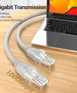 Alternative view от Vention Кабел LAN UTP Cat.6 Patch Cable - 5M Gray - IBEHJ