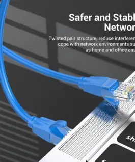 Vention Кабел LAN UTP Cat.6 Patch Cable - 3M Blue - IBELI - Image 4