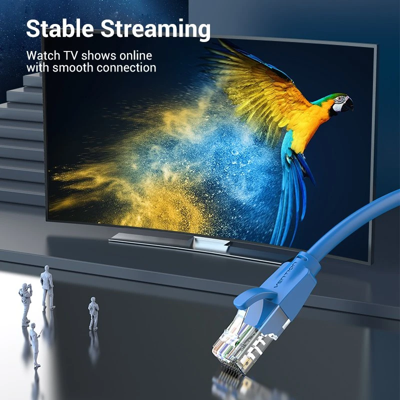 Vention Кабел LAN UTP Cat.6 Patch Cable - 5M Blue - IBELJ - Image 6