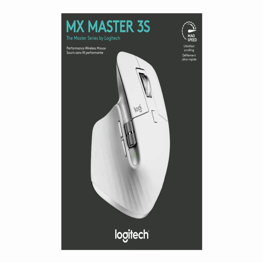 МИШКА LOGITECH MX MASTER 3S - Wireless / Безжична - Grey - PN 910-006560 - Image 5