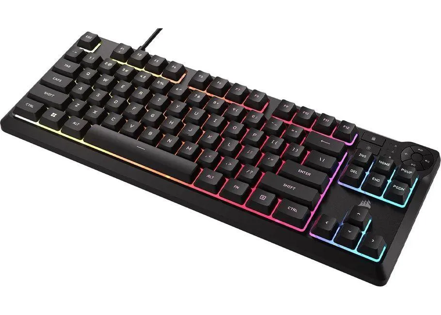 Геймърскa мембранна клавиатура Corsair K55 Core RGB - TKL - Image 4
