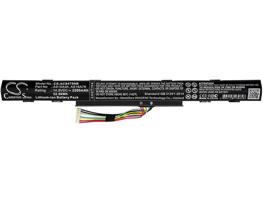 Батерия за лаптоп ACER Aspire E5 476G 53KY; Aspire E5-575-36BC; Aspire F5-522-65GG AS16A5K Liion 14.8V 2200mAh CAMERON
