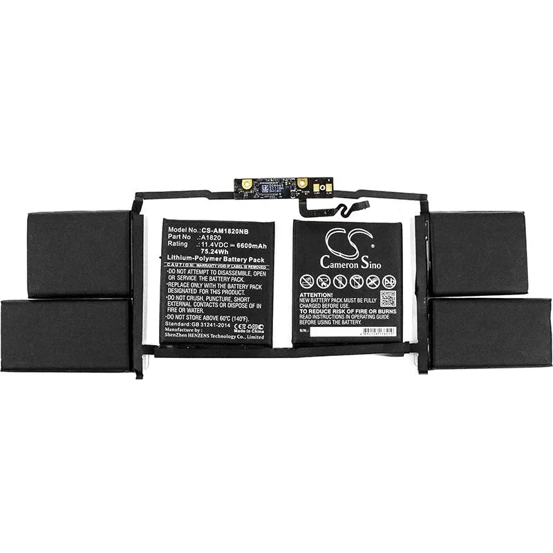 Батерия за лаптоп Apple MacBook Pro "Core i7" 2.6 15" Touch/Late 2016 LiPo 11.4V 6600mAh CAMERON