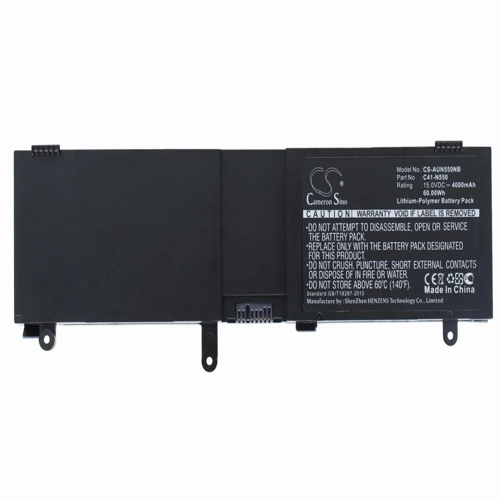 Батерия за лаптоп ASUS C41-N550 N550 LiPo 15V 4000mAh Cameron Sino
