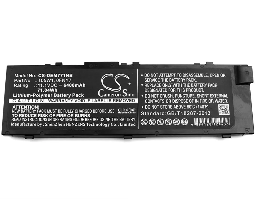 Батерия за лаптоп DELL Precision 15 7000 Precision 7510 7520 0FNY7 LiIon 11.1V 6400mAh CAMERON