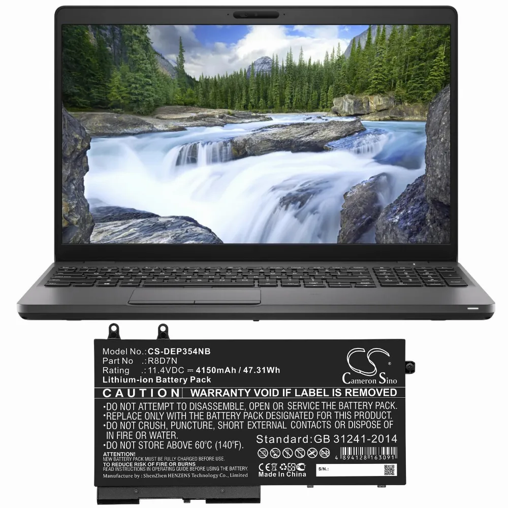 Батерия за лаптоп DELL Inspiron 7506 LATITUDE 5400 Precision M3540 49HG8 LiIon 114V 4100mAh CAMERON