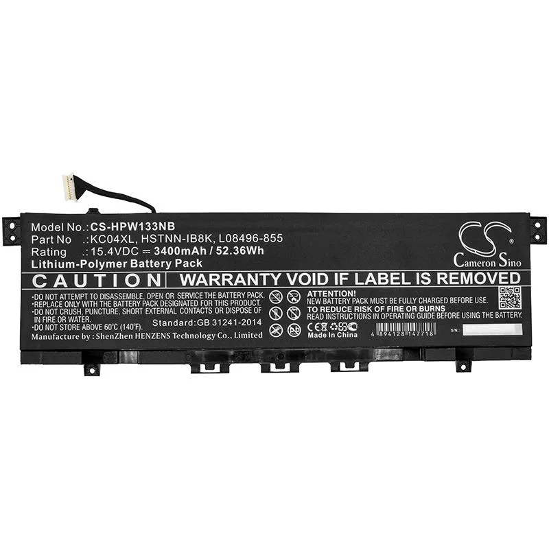 Батерия за лаптоп HP ENVY 13-AH0000 HSTNN-IB8K TPN-W133 LIPo 15.4V 3400mAh Cameron