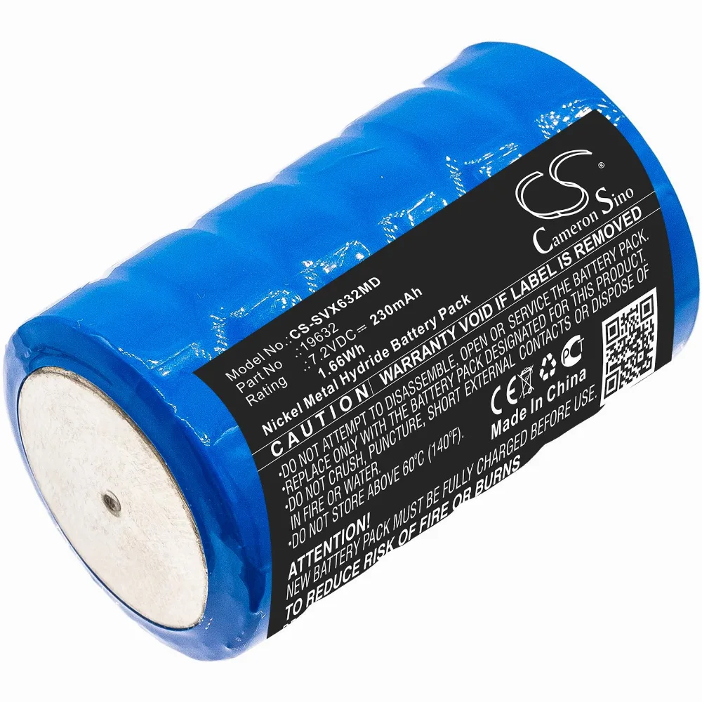 Батерия медицинска за ларингоскоп Servox 14266 19632 Ni-MH 72V 230mAh Cameron