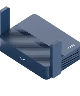 Alternative view от Безжичен рутер Cudy TR3000 VPN Travel router AX3000,2.5Ghz WAN,USB-C, 2 x антени,син