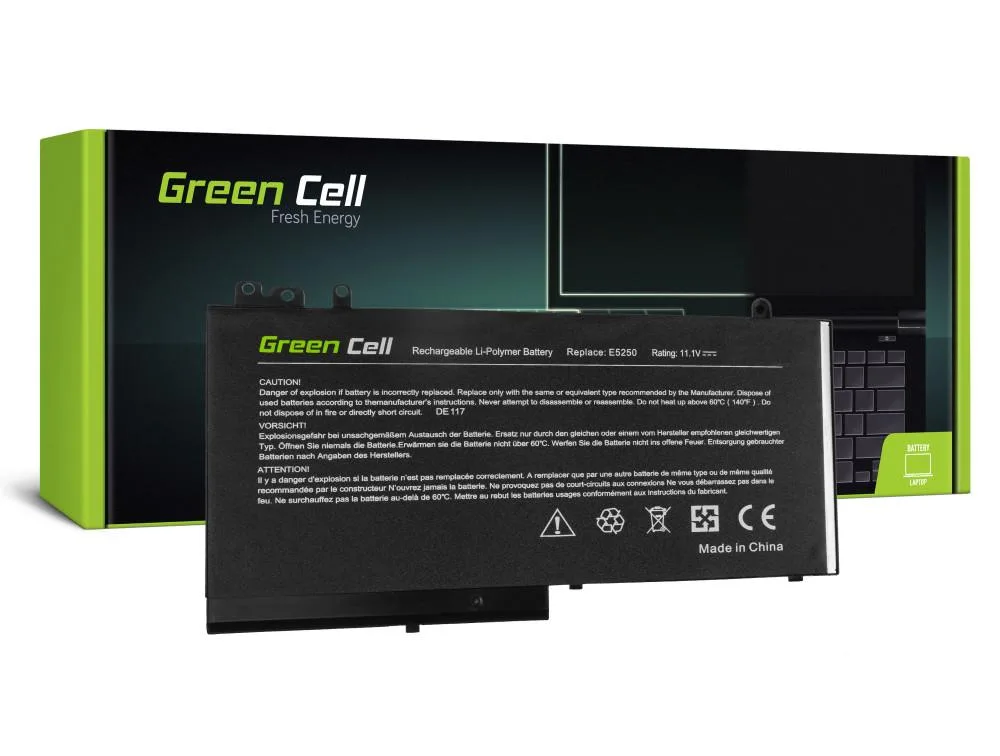 Батерия за лаптоп GREEN CELL Dell Latitude 12 5250 E5250 14 E5450 15 E5550 11 3150 3160 RYXXH 111V