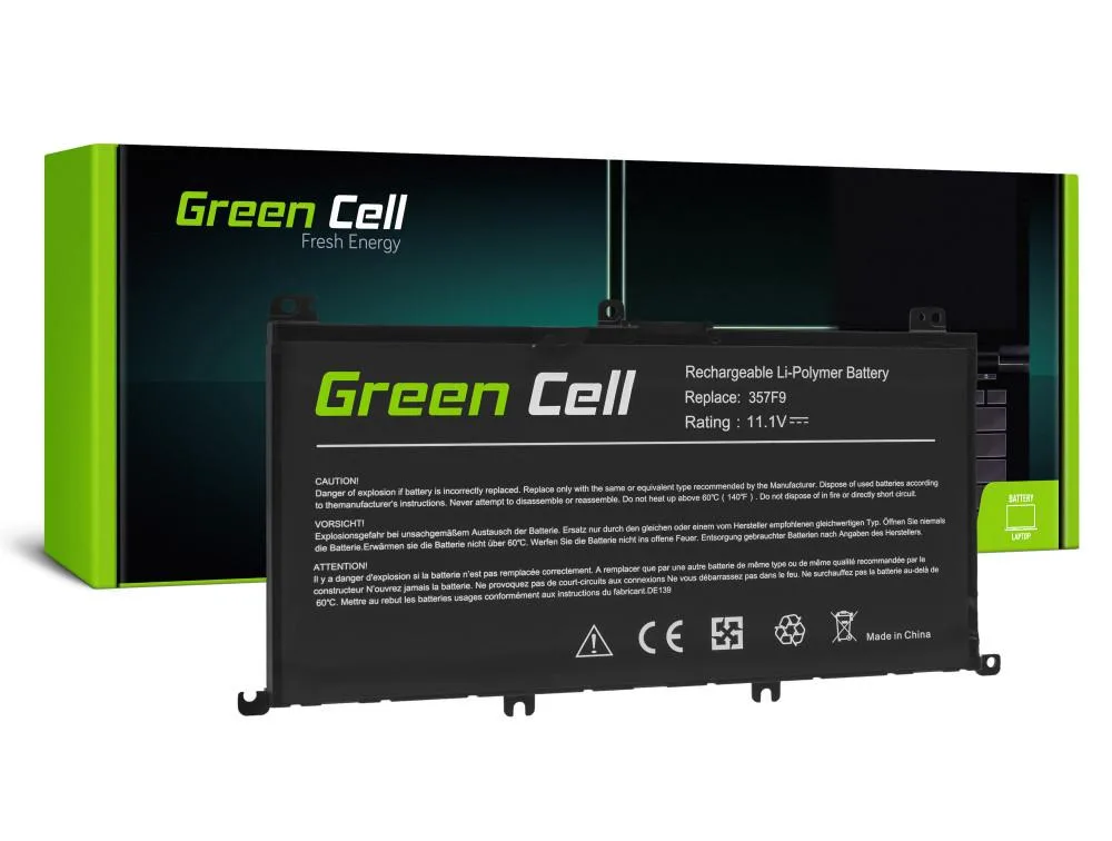 Батерия за лаптоп GREEN CELL Dell Inspiron 15 5576 5577 7557 7559 7566 7567 357F9 11.1V