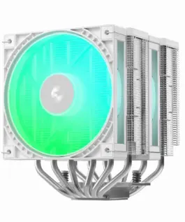Alternative view от DeepCool охладител CPU Cooler AG620 G2 WH ARGB - Dual-Tower - LGA1851/AM5