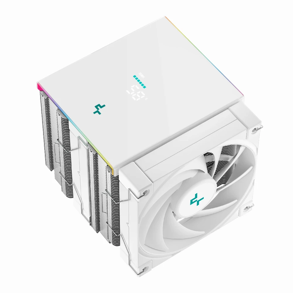 DeepCool охладител CPU Cooler AK620 DIGITAL SE WH - Dual-Tower - LGA1851/AM5 - Image 3