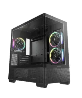 DeepCool кутия Case ATX - CG380U 3F - 3 ARGB Fans USB-C