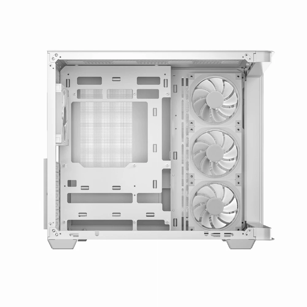 DeepCool кутия Case ATX - CG530U 4F WH - 4 ARGB Fans - Image 3