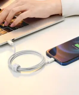 Кабел Baseus Superior USB-А към Lightning, 1м, бял - Image 4
