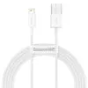Кабел Baseus Superior USB-А към Lightning 1м бял