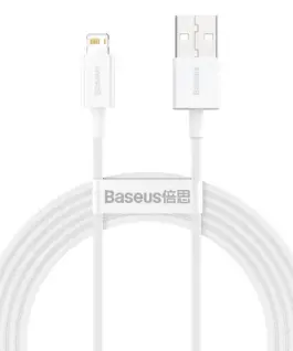 Кабел Baseus Superior USB-А към Lightning 1м бял