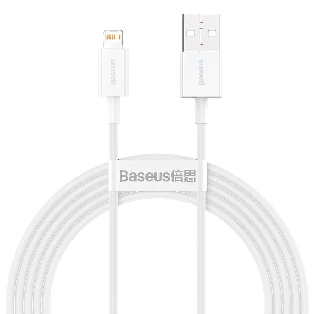 Кабел Baseus Superior USB-А към Lightning 1м бял