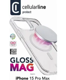 Gloss Mag калъф за iPhone 15 Pro черен