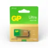 Алкална батерия GP ULTRA 6LF22 /6LR61 9V 1 бр. 1604AU21-SB1
