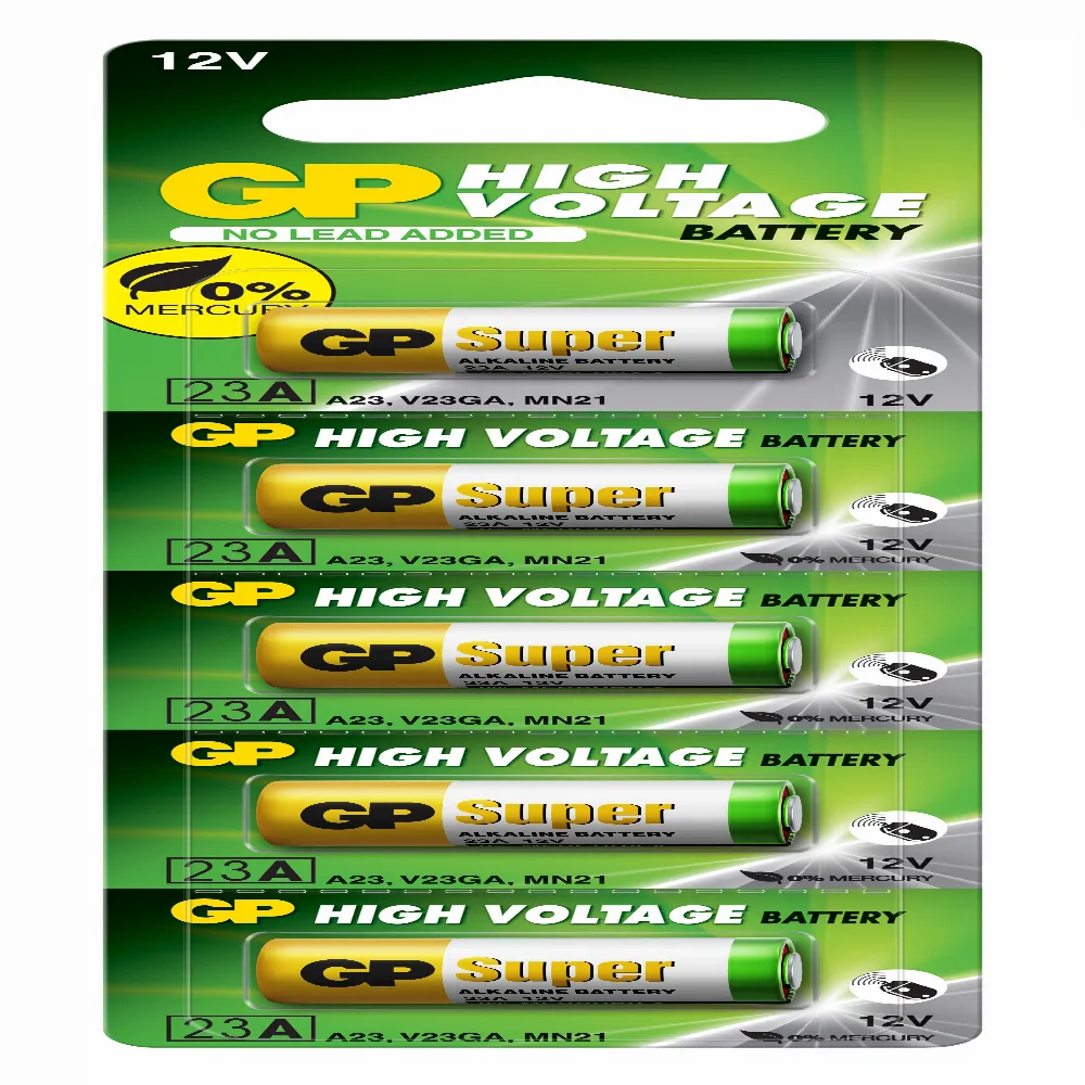 Алкална батерия GP 12 V /5бр./pack цена за 1 бр. батерия/ за аларми
