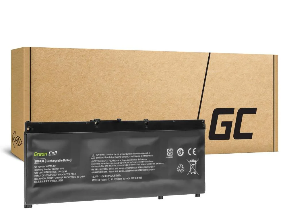 Батерия за лаптоп HP Omen 15-ce000ng; Pavilion 15-CE015DX SR04XL LiPo 154V 3500mAh GREEN