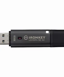 Alternative view от USB памет KINGSTON IronKey Locker+ 50 G2 - 32GB, XTS-AES 256-bit