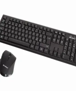 КОМПЛЕКТ МИШКА + КЛАВИАТУРА SANDBERG - Black - PN 631-20