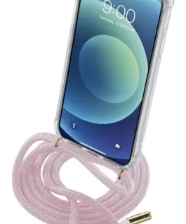 Калъф връзка за врат за iPhone 12 mini Розов