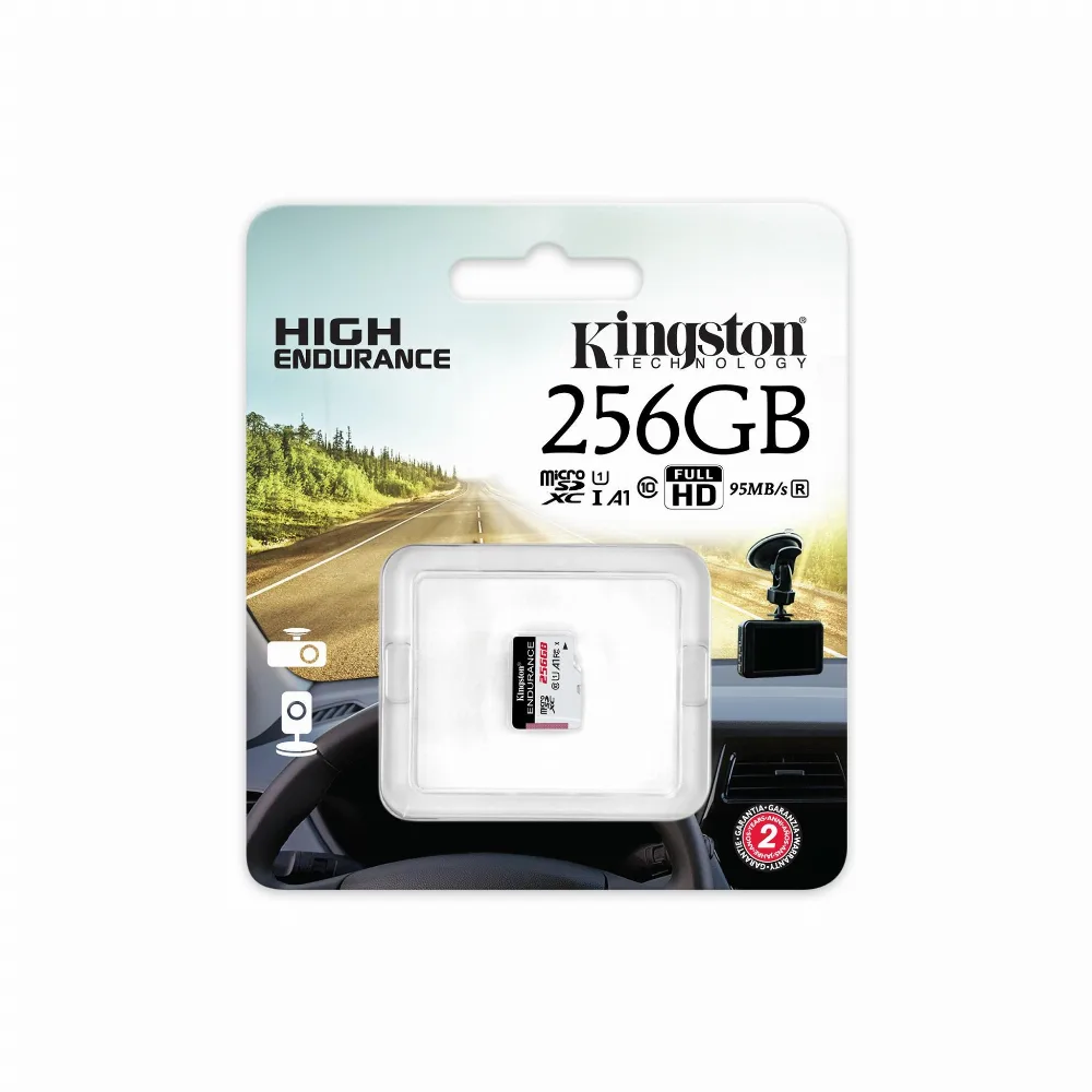 Карта памет Kingston 256GB Endurance microSDXC, C10, A1, UHS-I - Image 3