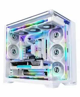 Lian Li кутия Case E-ATX – O11 Vision Compact – White