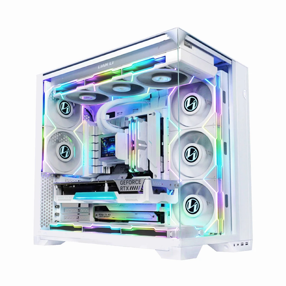Lian Li кутия Case E-ATX - O11 Vision Compact - White - Image 5