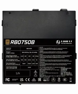Lian Li захранване PSU ATX 3.1 750W Bronze – RB 750B