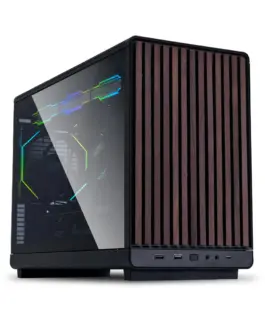 Lian Li кутия Case mATX - DAN Cases A3 Wood - Black