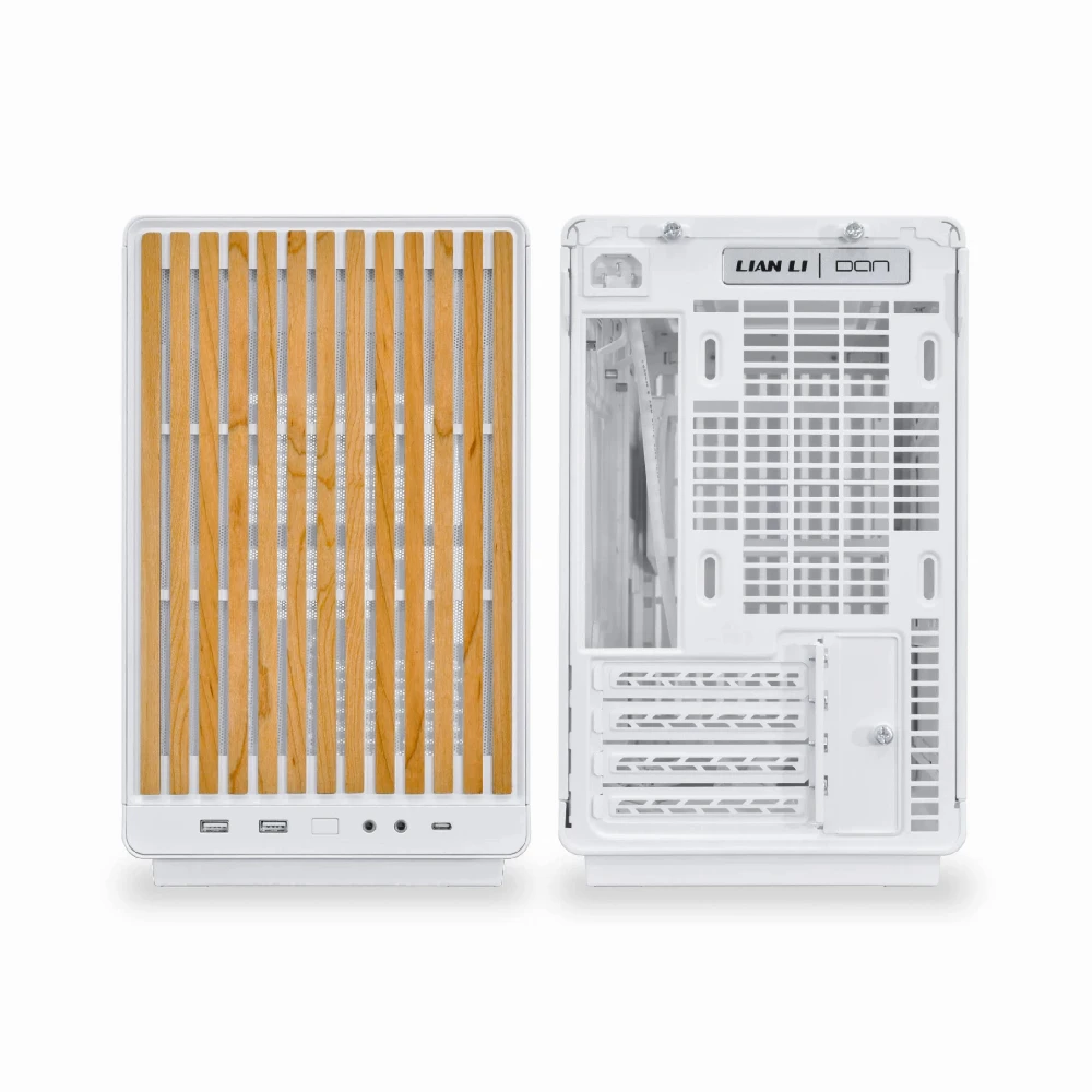 Lian Li кутия Case mATX - DAN Cases A3 Wood - White - Image 3