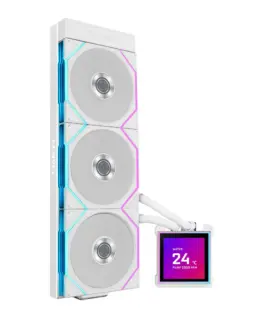 Lian Li водно охлаждане Water Cooling HydroShift II LCD-S 360TL WHITE