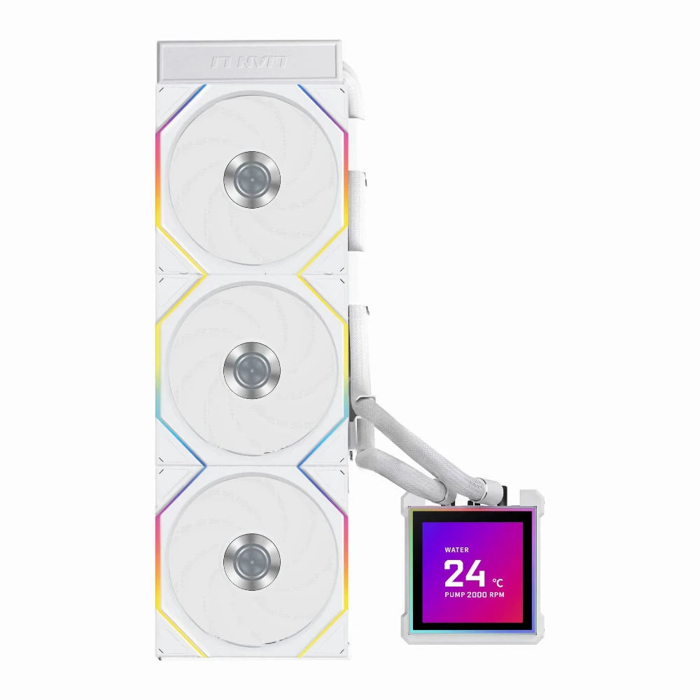 Lian Li водно охлаждане Water Cooling HydroShift II LCD-S 360TL WHITE - Image 2
