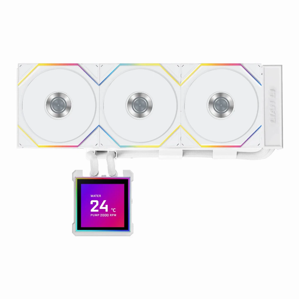 Lian Li водно охлаждане Water Cooling HydroShift II LCD-S 360TL WHITE - Image 4