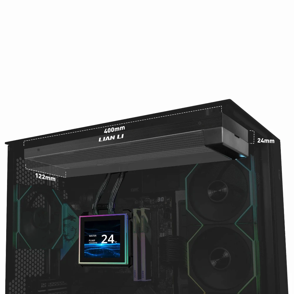 Lian Li водно охлаждане Water Cooling Water Cooling HydroShift II LCD-S 360N Black - Image 5