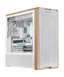 Lian Li кутия Case ATX - LANCOOL 217 WOOD - White - Image 2