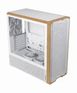 Lian Li кутия Case ATX - LANCOOL 217 WOOD - White - Image 4