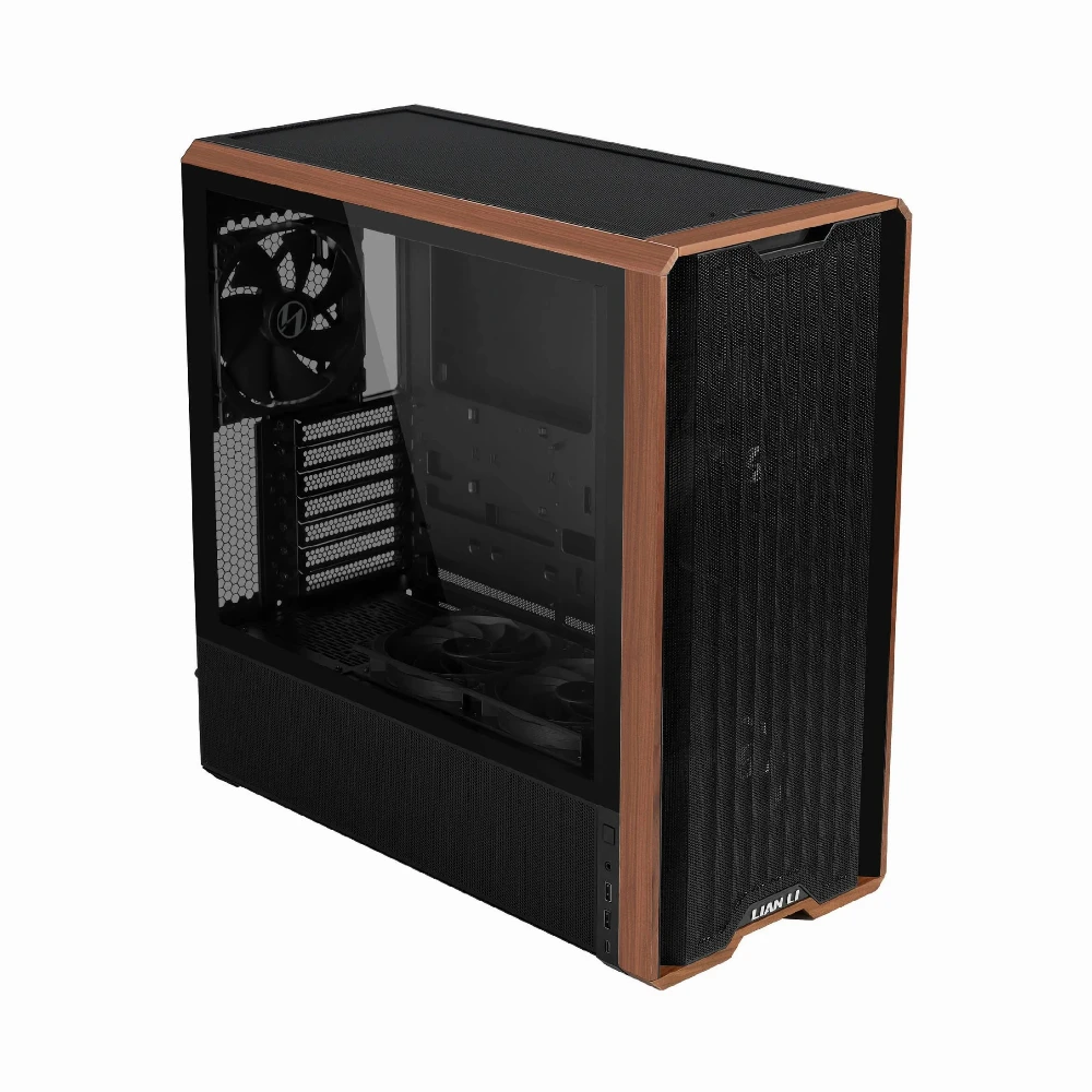 Lian Li кутия Case ATX - LANCOOL 217 WOOD - Black - Image 3