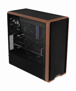 Lian Li кутия Case ATX - LANCOOL 217 WOOD - Black - Image 4